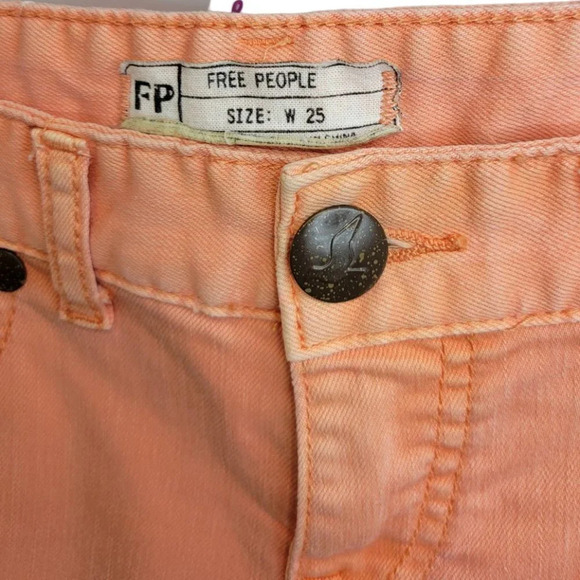 Free People Zip  Bottom Skinny Jeans - Picture 3 of 8